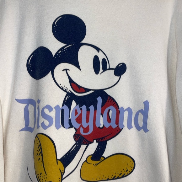 Disney Cream Mickey Mouse Crewneck Sweater - Picture 2 of 3